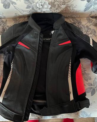 Giacca moto revit da donna