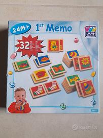 gioco Memory con tessere di legno Happy People