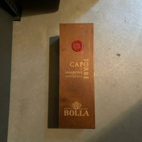 Cassette di legno vino da una bottiglia