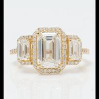 Anello oro e diamanti