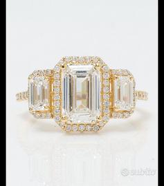 Anello oro e diamanti