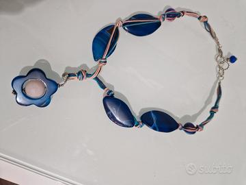 Collana girocollo in Agata