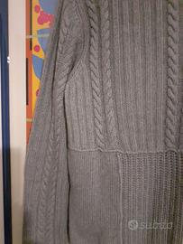 maglione unisex grigio