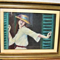 Quadro moderno a olio su tela