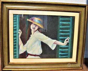 Quadro moderno a olio su tela