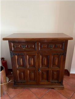 Mobile credenza in legno massello stile rustico
