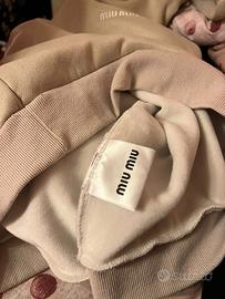 Tuta MiuMiu originale felpa e pantaloni