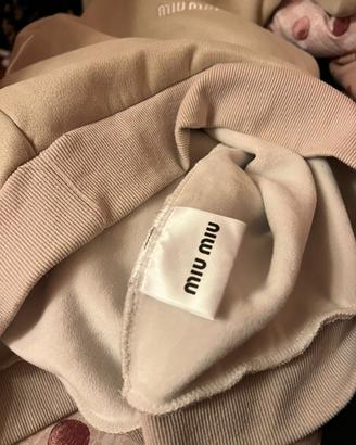 Tuta MiuMiu originale felpa e pantaloni