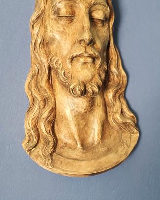 scultura in legno Gesù risorto