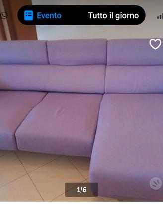  Divano color Malva