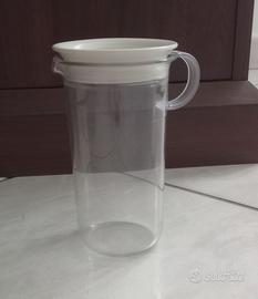 Caraffa trasparente con coperchio Tupperware 