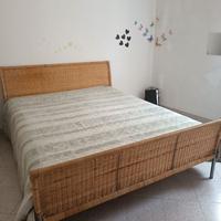 Letto Ikea in rattan