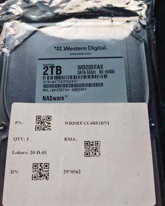 Disco WEstern Digital 2TB - Nuovo