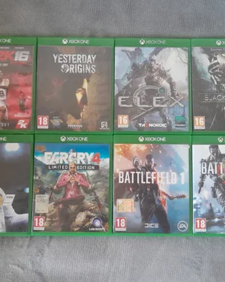 Lotto 8 giochi Xbox One