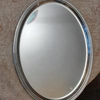 Grande vassoio ovale silver plated Olri
