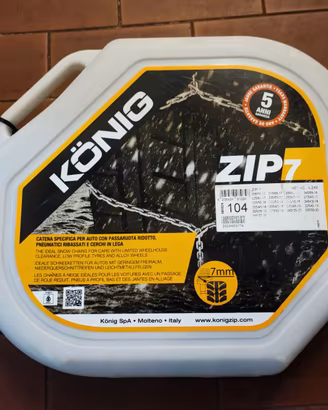 Catene da Neve KONIG ZIP7 mis.104