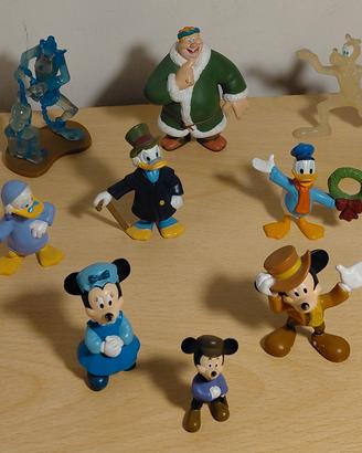 Set 9 Figure Canto Natale Disney Fantasmi Rari
