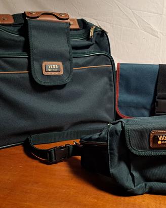 Borsa, marsupio e beauty case coordinati