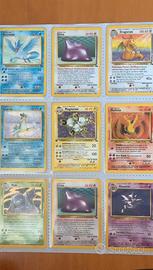 Lotto carte Pokemon set Fossil - Holo, Rare