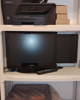 2 monitor più stampante 