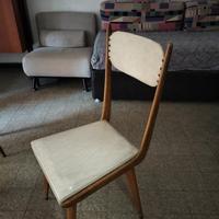 6 sedie vintage anni 70 