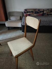 6 sedie vintage anni 70 