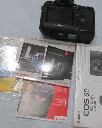 Fotocamera Canon Eos 6 D + Obiettivo 17-40 L