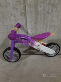 Bici propedeutica in legno Bikestar color lilla
