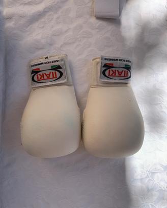 Guanti Karate ITAKI Bianchi Taglia M
