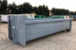 CONTAINER 14M3 PER INERTI APERTO CON PORTA POST