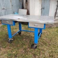 banco da lavoro RIPIANO INOX