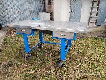 banco da lavoro RIPIANO INOX