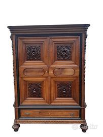 Armadio Antico Epoca Metà 800 