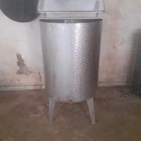 Serbatoio acciaio inox per alimenti litri 200