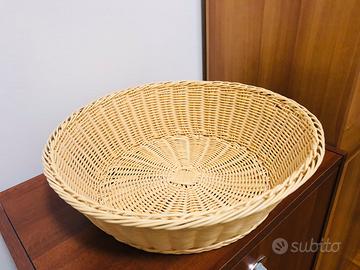 Cesto rattan pane cucina professionale