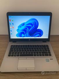 Notebook HP 840 G3, intel I5, ram 8gb, disco 500