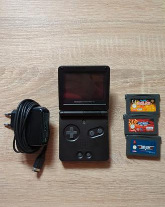 Gameboy advance SP Nero + 3 giochi  