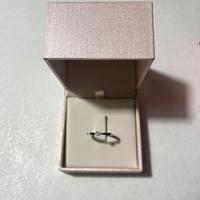 Anello Solitario oro bianco