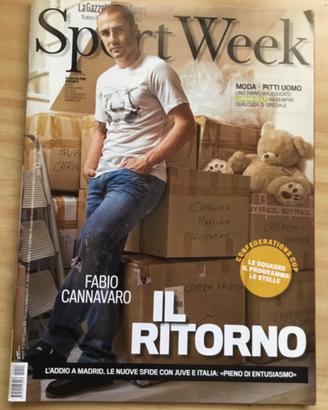 Sportweek 13/6/09 Fabio Cannavaro