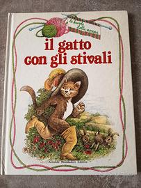  2 libri il gatto con gli stivali, Cenerentola 
