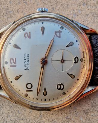 Orologio Lanco del 1945 con cassa cromata