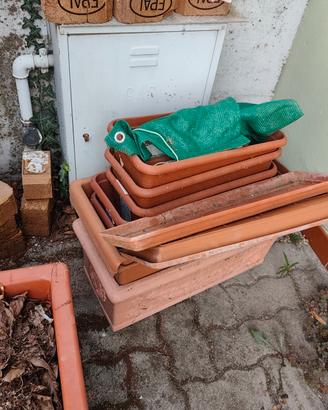 vasi vaso plastica  piante balconi