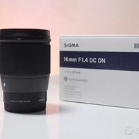Sigma 16mm sony