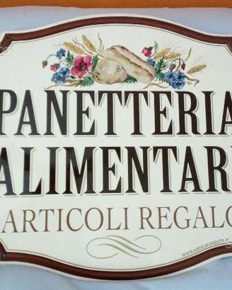 Insegna per negozio RIBASSATA