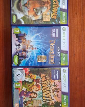 Lotto 3 Giochi Xbox 360 Kinect - Kinectimals, Disn