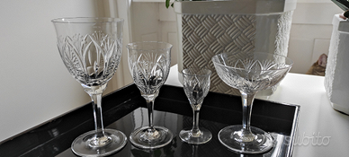 Set sei bicchieri bassi in cristallo di Bohemia – Bottega d'Arte Stringa