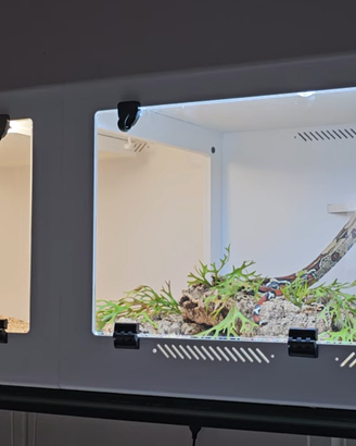 Terrari Modulari Espandibili in PVC per Rettili
