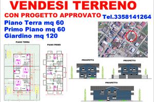 Terreno Mq 570 o 3 Rustici Mq 120 coperti e 120