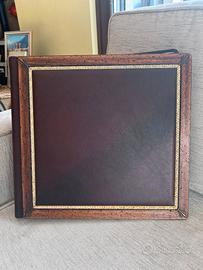 Album fotografico con cornice esterna in legno