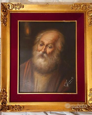 Socrate dipinto di Formento Giacomo Ezio usato  Milano